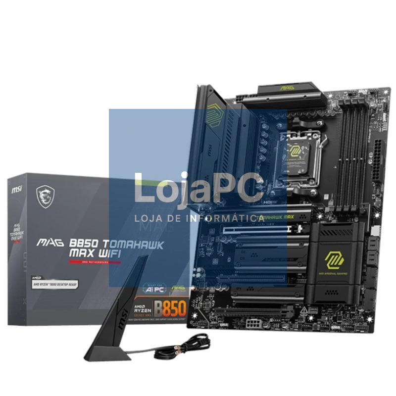 MSI Placa-mãe MAG B850 TOMAHAWK MAX WIFI DDR5 ATX