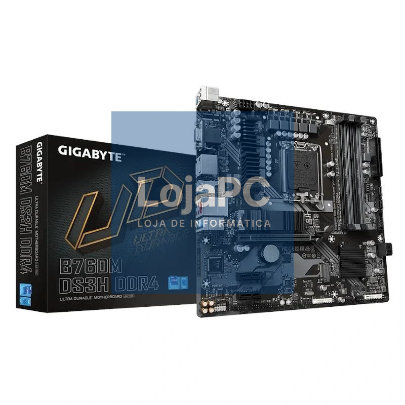 Gigabyte Placa-mãe B760M DS3H DDR4 mATX LGA1700