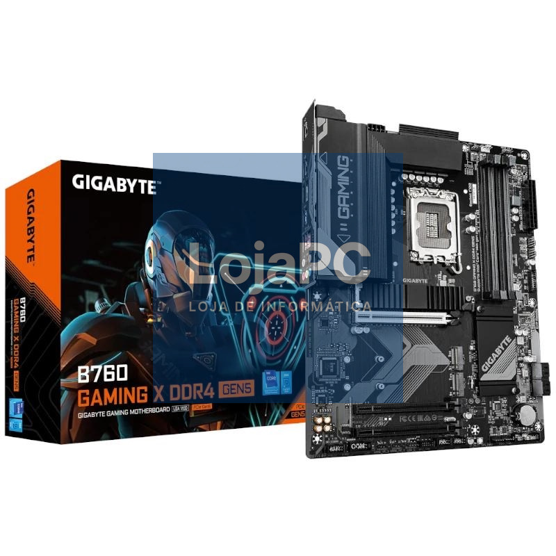 Gigabyte Placa-mãe B760 GAMING X D4 GEN5 ATX 1700