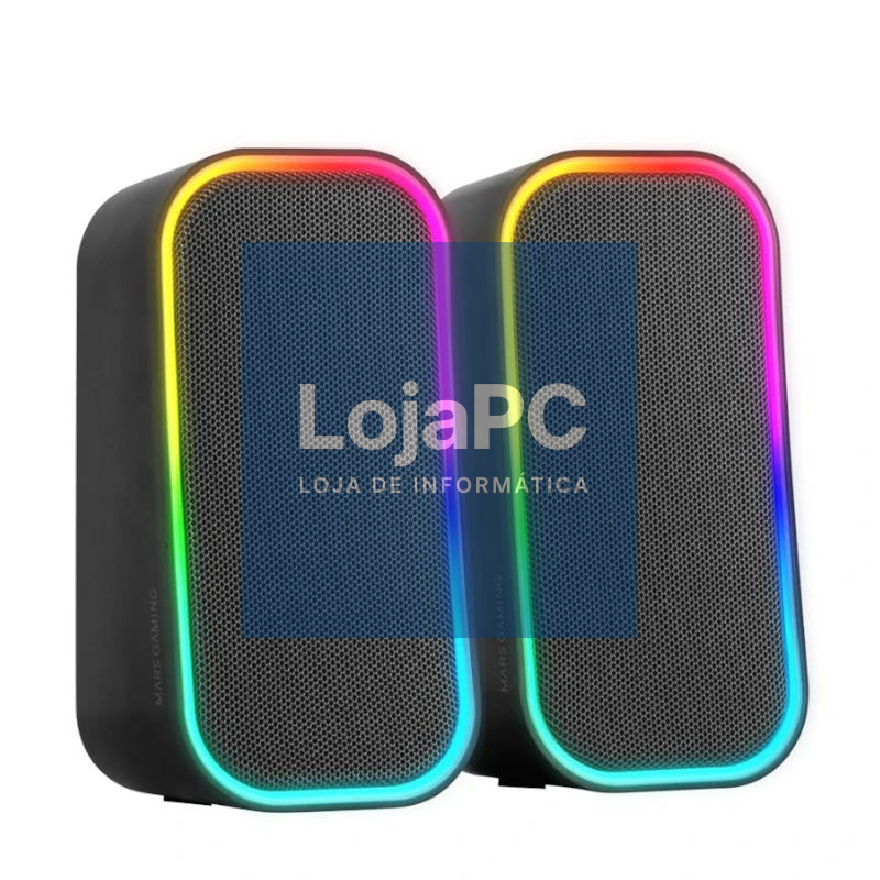 Mars Gaming Coluna MS-OM BT 20W RGB Preto
