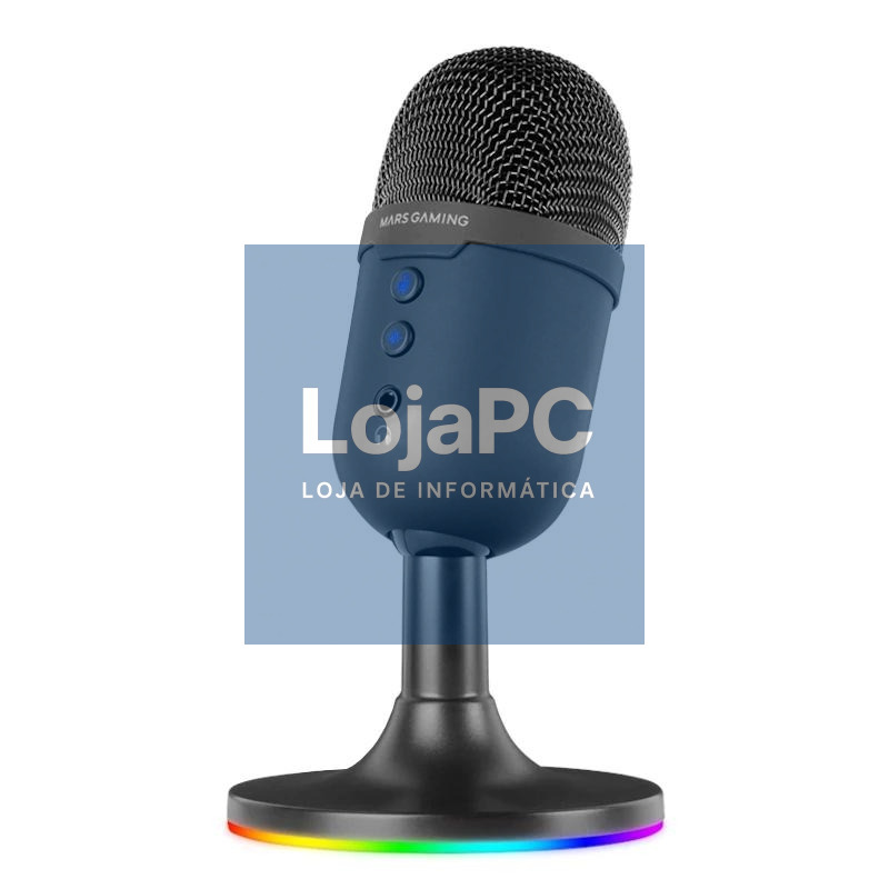 MARS GAMING MICROFONE DE ESTUDIO ARGB, SILENCIAR
