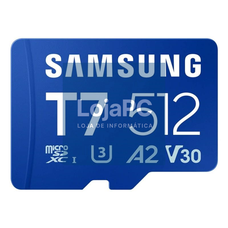 Samsung Micro SDXC T7 512GB classe10 U3 V30 A2
