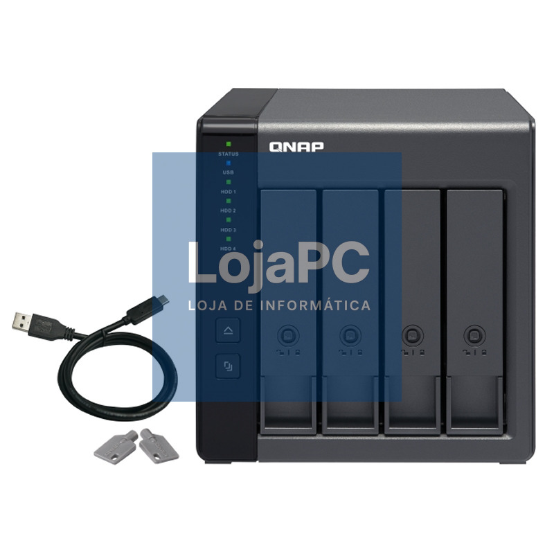 QNAP TR-004 Raid Expansion 4XHDD-Bay 1xUSB-C 3.2