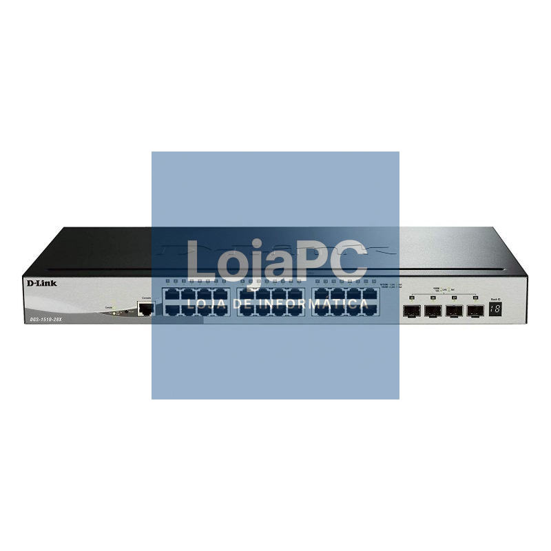 D-Link DGS-1510-28X/E Switch L2 24xGB 4x10Gb SFP+