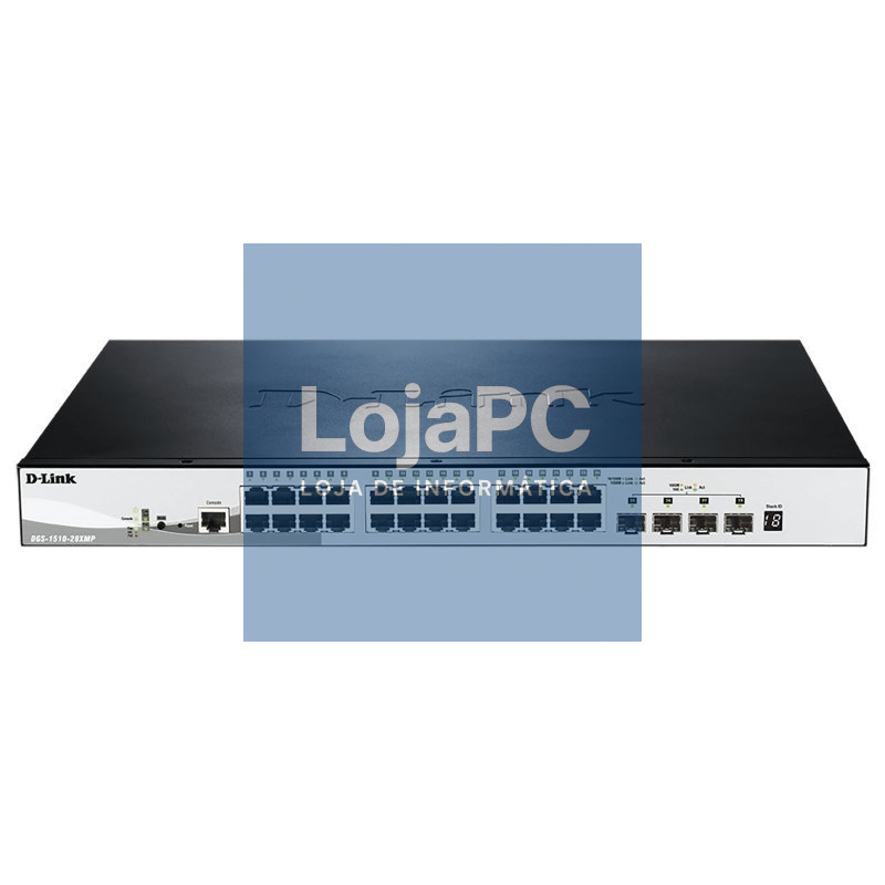 D-Link DGS-1510-28XMP/E Switch L2 24xGB PoE 4x10Gb