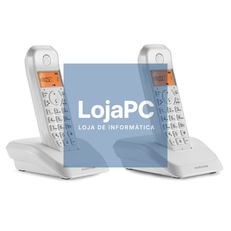 MOTOROLA S1202 Telefone DECT DUO Branco