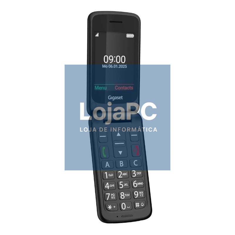 Gigaset Telemóvel Senior GL595 2.8" SIM Preto