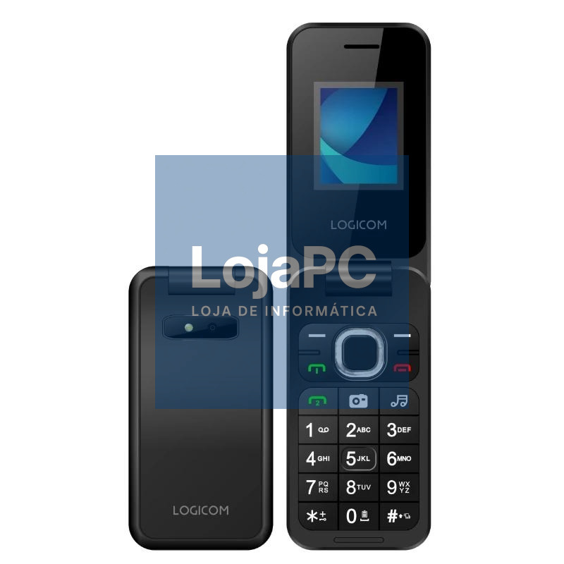 Logicom Fleep 460 Telemóvel Básico 4G 1.77" DS BT Negr
