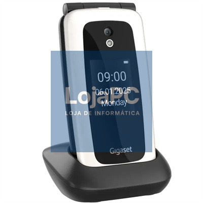 Gigaset Telemóvel Senior GL795 4G 2.31" Branco + Base