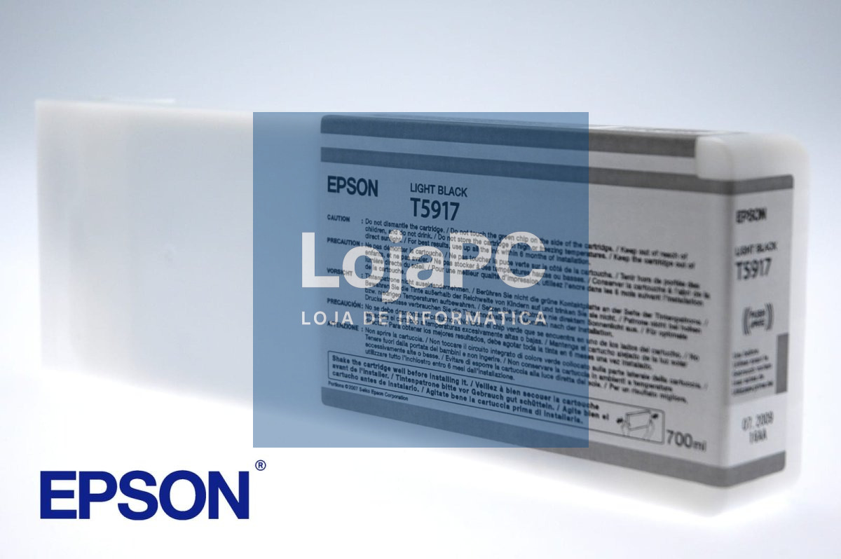 Tinteiro EPSON T5917 Cinzento - Stylus Pro 11880