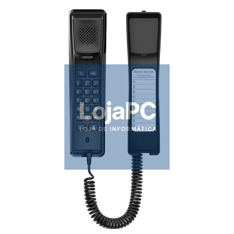 Fanvil H2U Tlf IP Hotel 2 Líneas SIP PoE Preto