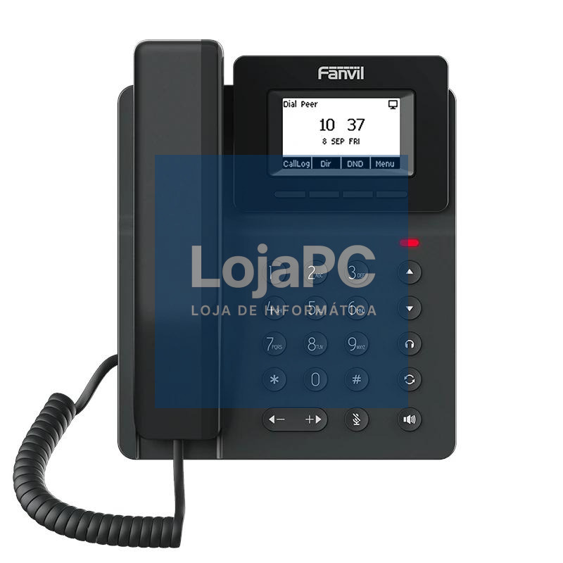 Fanvil V50G 2 líneas SIP 2.3"ecrã PoE 2xGbE
