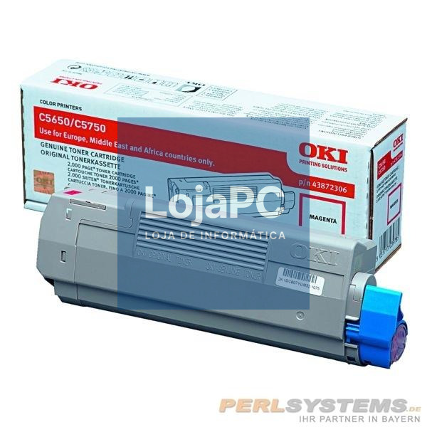 OKI C5650 C5750 toner cartridge magenta standard capacity 2.000 pages 1-pack