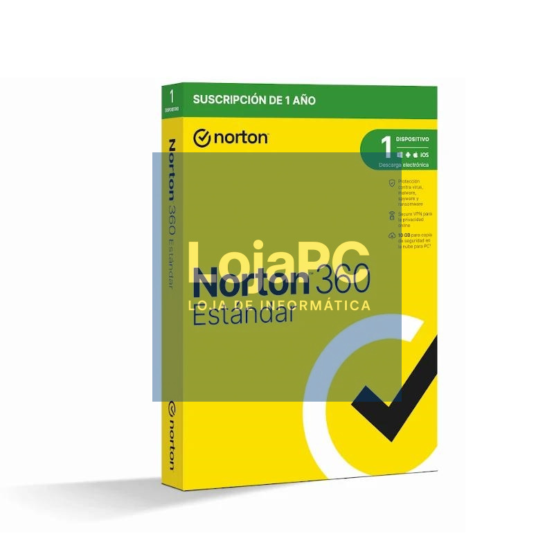 NORTON 360 Standard 10GB ES 1 us 1 dispositivo 1A