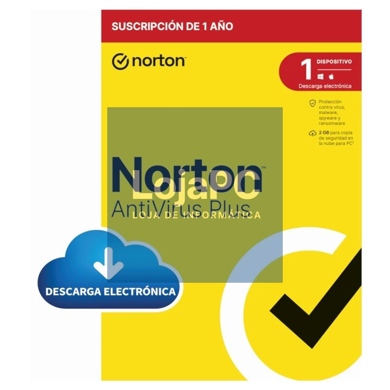 NORTON ANTIVIRUS PLUS 2GB ES 1L/1A ESD