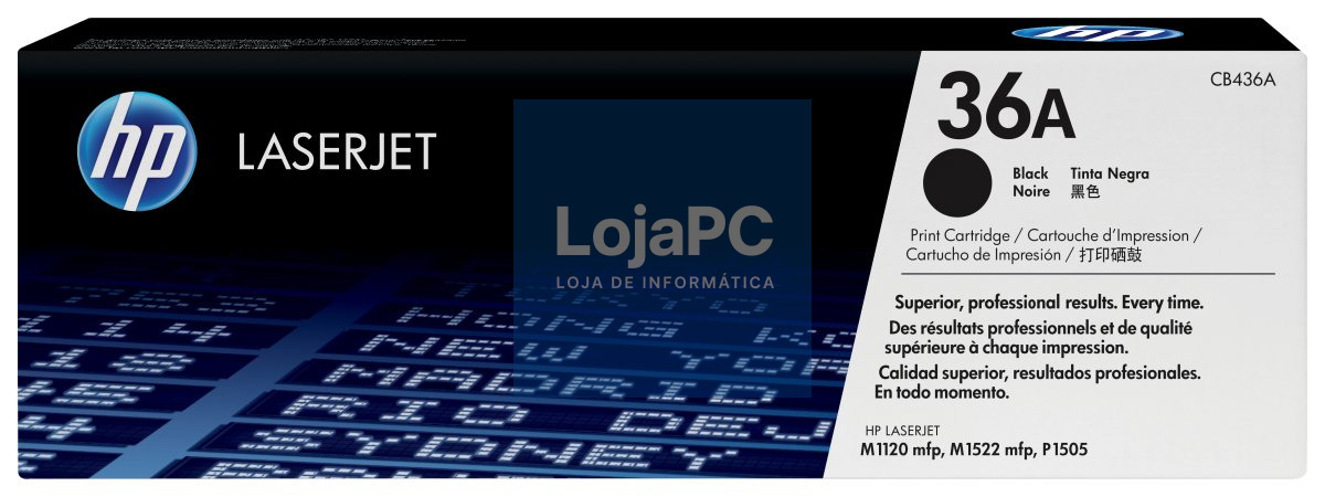 HP 36A original LaserJet Toner cartridge CB436A black standard capacity 2.000 pages 1-pack