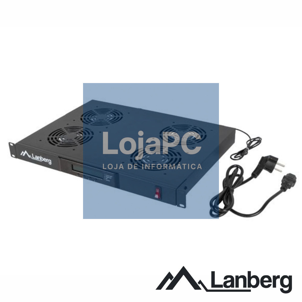 Painel de Ventilação C/ LCD P/ Bastidor / Rack 19" LANBERG