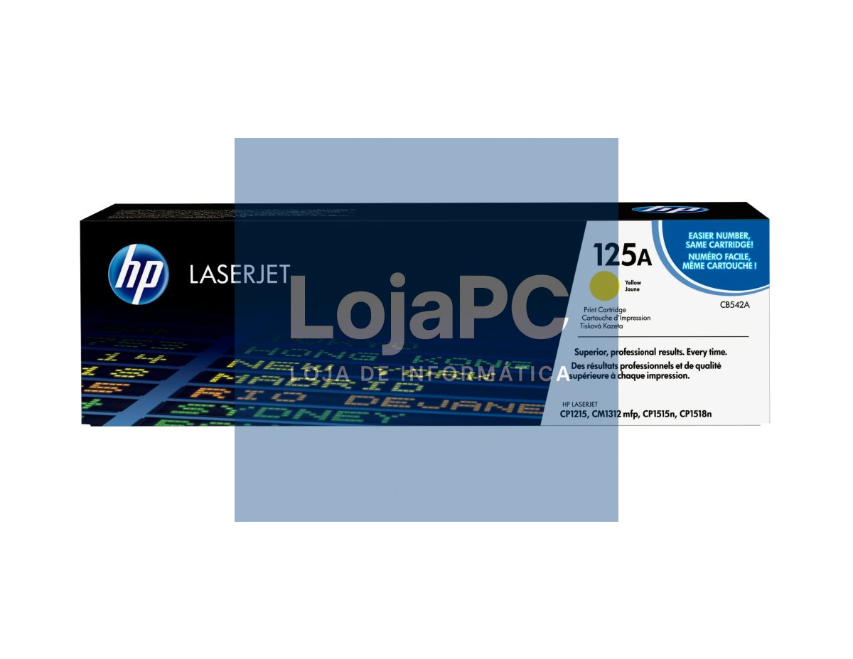 HP 125A original Colour LaserJet Toner cartridge CB542A yellow standard capacity 1.400 pages 1-pack