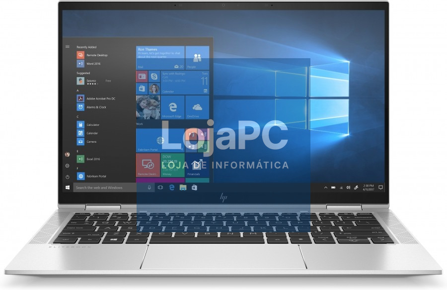 Portátil HP EliteBook x360 1030 G7 TÁCTIL GRAU B com teclado Portugués