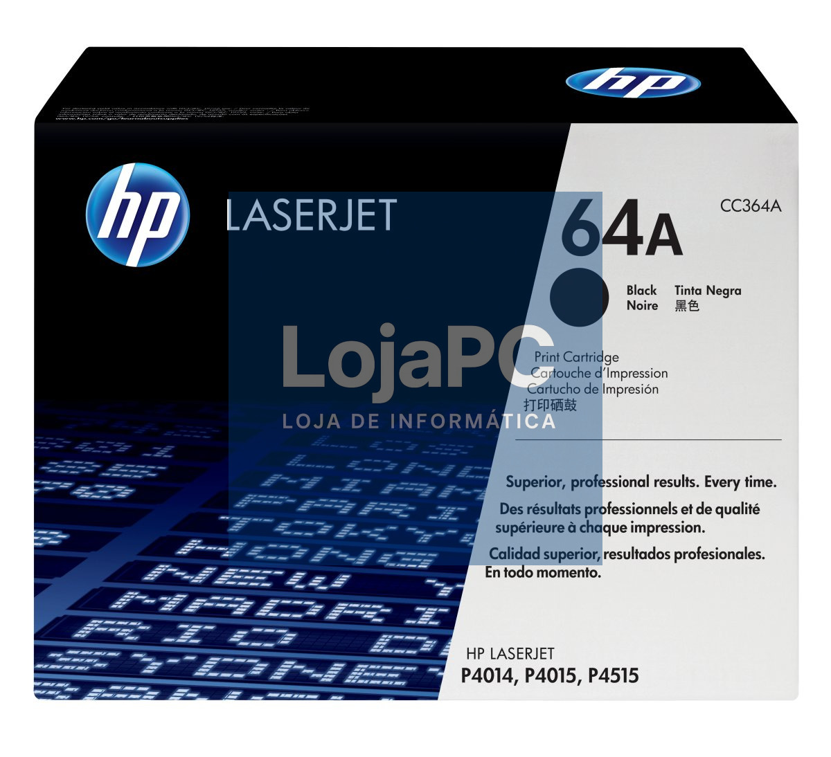 HP 64A original LaserJet Toner cartridge CC364A black standard capacity 10.000 pages 1-pack Smart Printing Technology