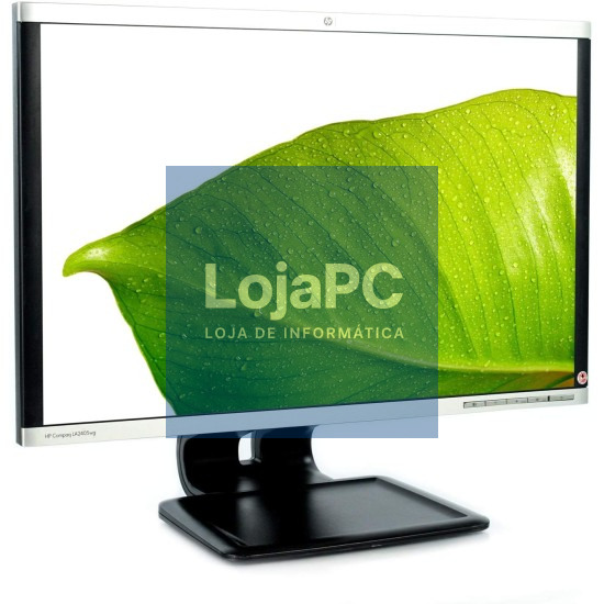 Monitor HP LA2405WG GRAU B com Pie genrico de cristal 24 WUXGA VGADVIDP NegroPlata