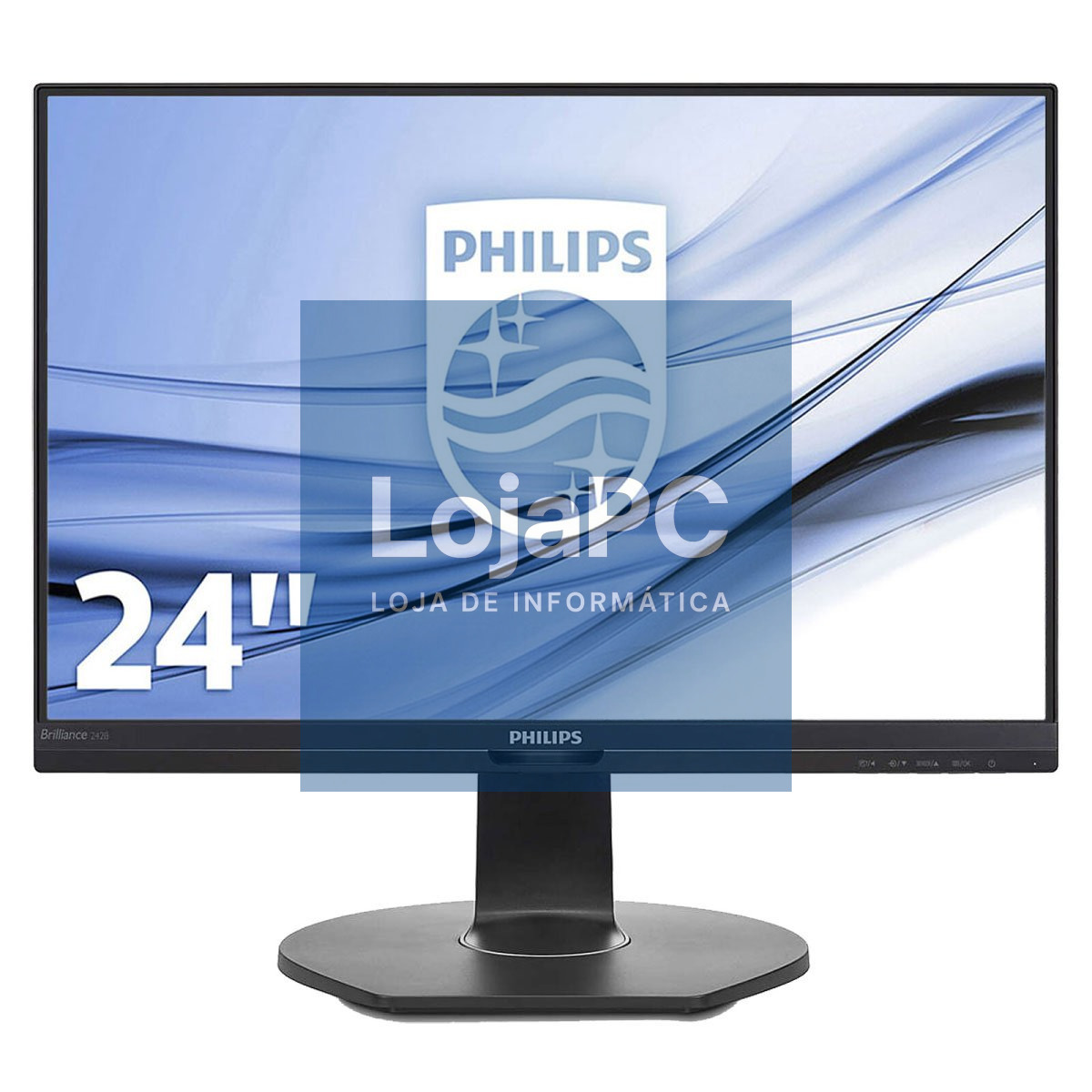 Monitor Philips 241B7Q GRAU B 238 FHD VGA Preto