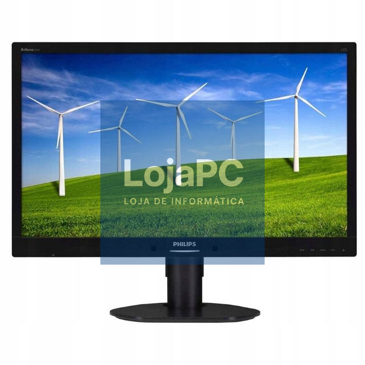 Monitor Philips 241S GRAU B Pie generico 24 FHD VGADVI Preto
