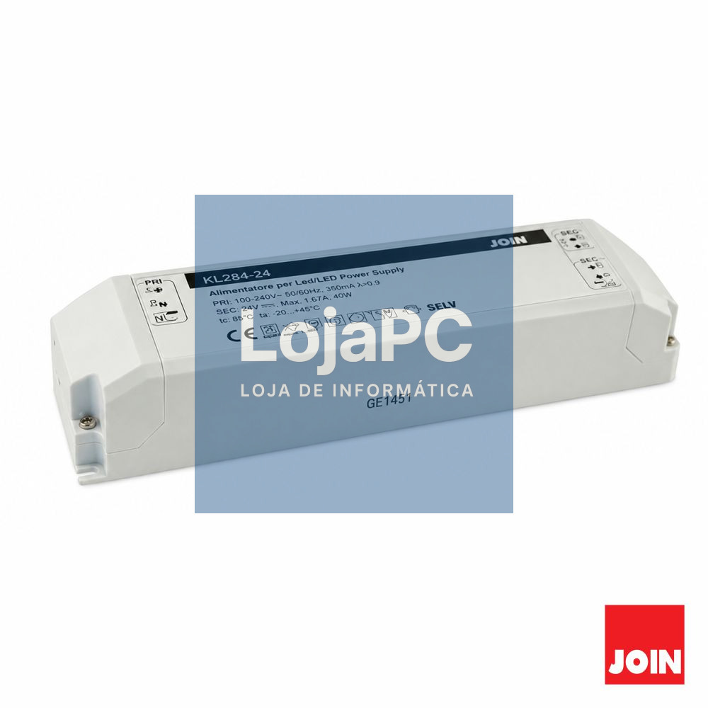 Fonte De Alimentação P/ LED 100W 24V Dimável 1-10V JOIN