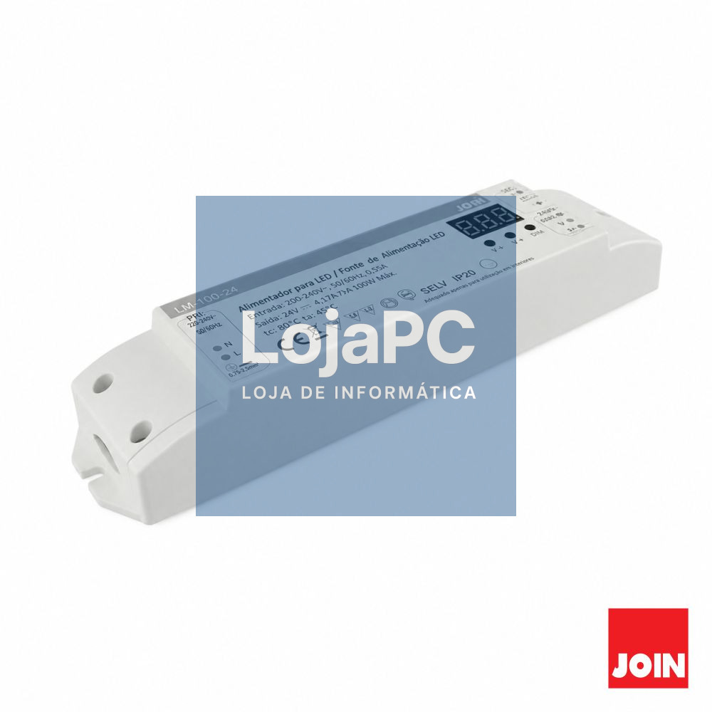 Fonte De Alimentação P/ LED 50W 24V Dimável DMX JOIN