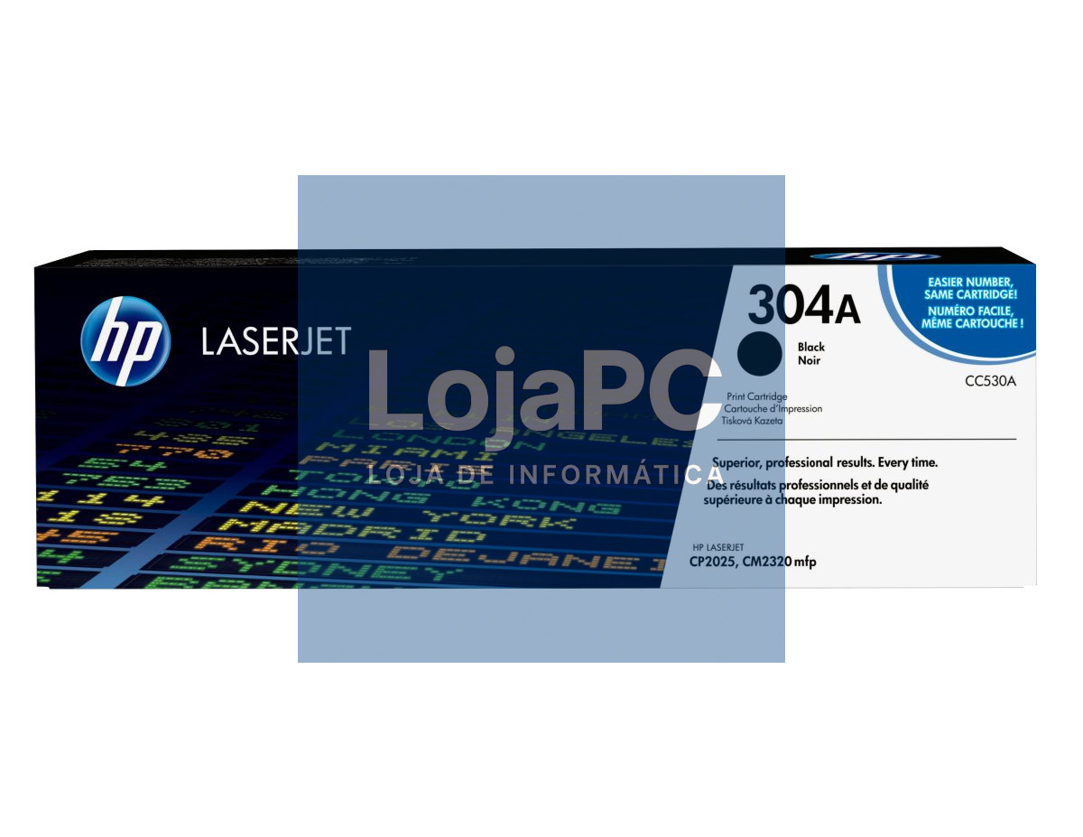 HP 304A original Colour LaserJet Toner cartridge CC530A black standard capacity 3.500 pages 1-pack ColorSphere