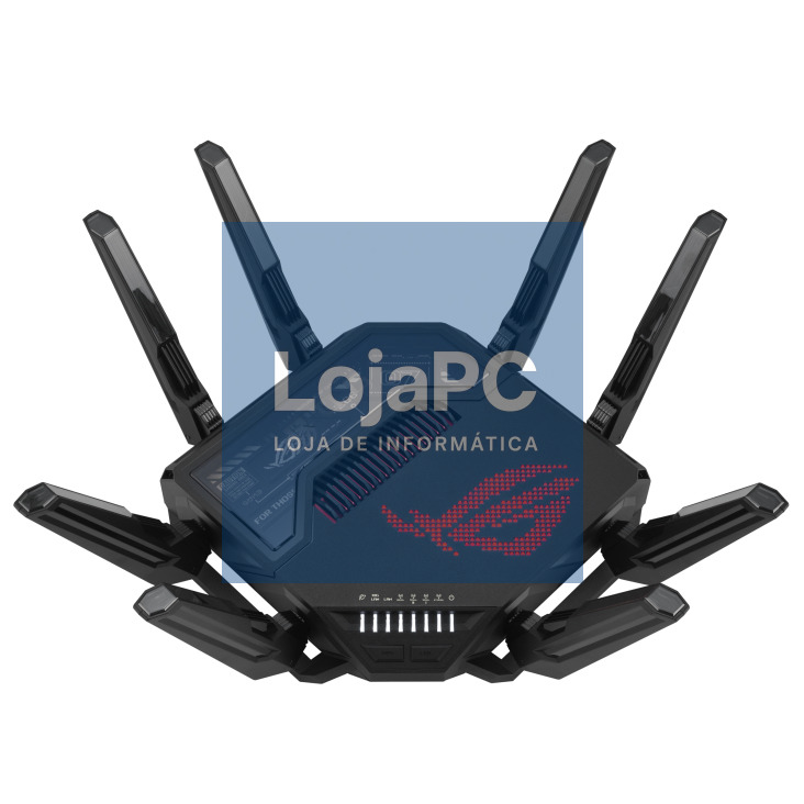 Asus ROG Rapture GT-BE98 Quad-band WiFi 7 AiMesh Extendable Gaming Router, 25Gbps, 320MHz, 4K-QAM, Dual 10G Ports, Quad 2.5G Ports, Subscription-free Network Security, VPNs, 4G LTE/5G Mobile Tethering