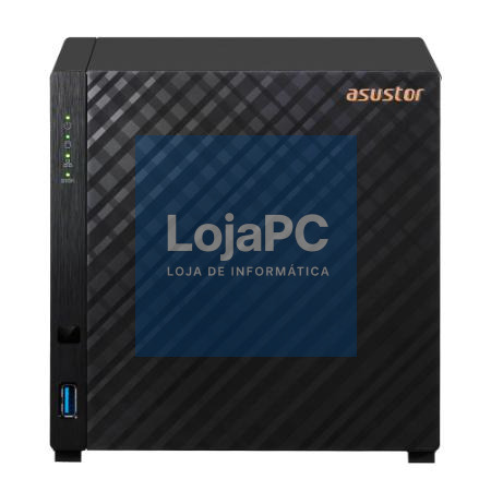 Asustor Drivestor 4 Gen 2 AS1204T 4 Bay NAS, Quad-Core 1.7GHz CPU, 2.5GbE Port, 1GB DDR4, Three USB 3.0 (Diskless)