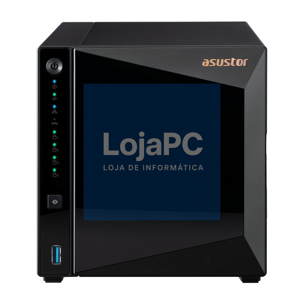 Asustor Drivestor 4 Pro (AS3304T V2), 4 Bay NAS, Realtek RTD1619B, Quad-Core, 1.7GHz, 2GB DDR4, 2.5GbE x1, USB3.2 Gen1 x3 (Diskless)