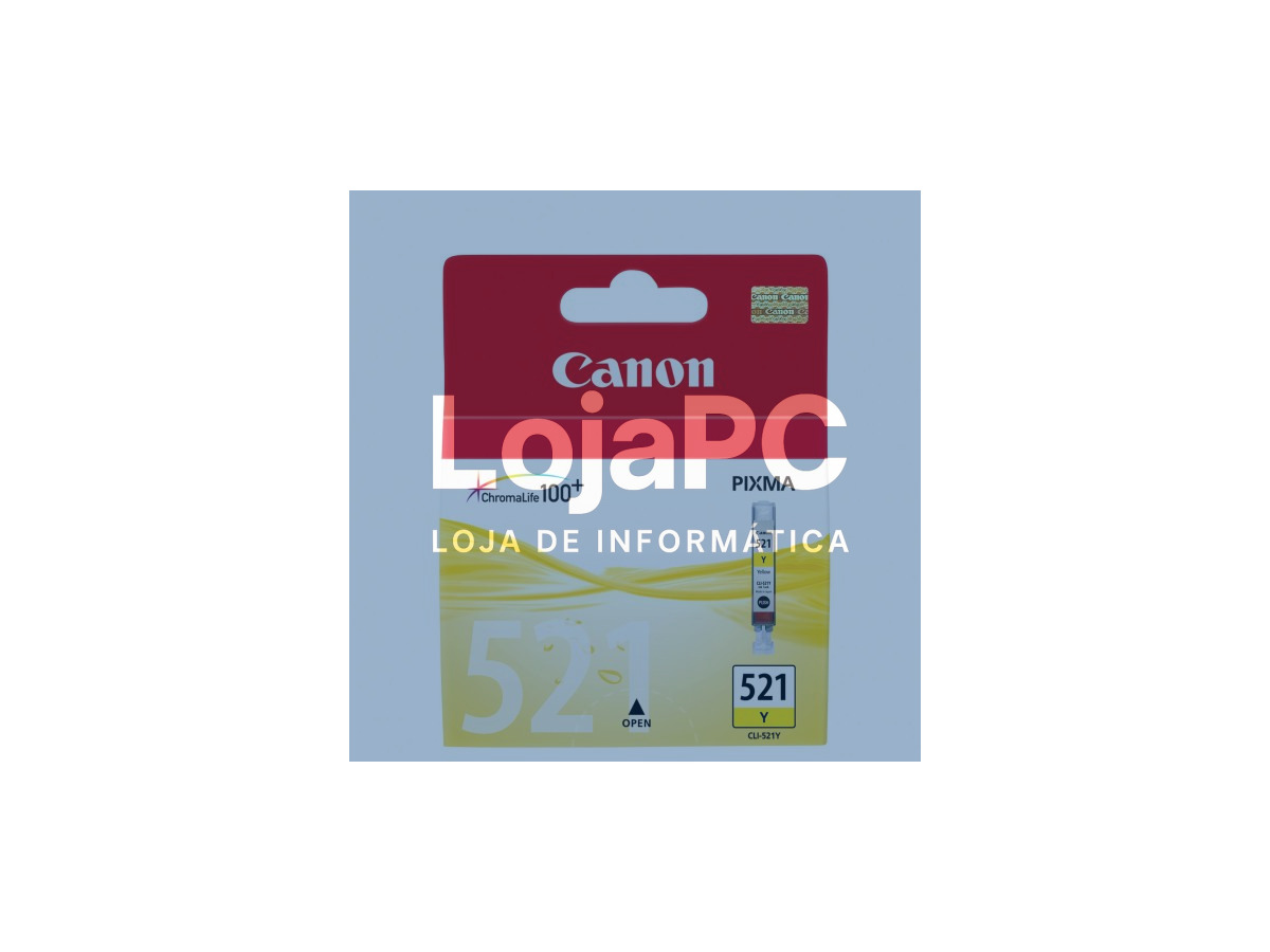 CANON 1LB CLI-521Y ink cartridge yellow standard capacity 9ml 510 pages 1-pack