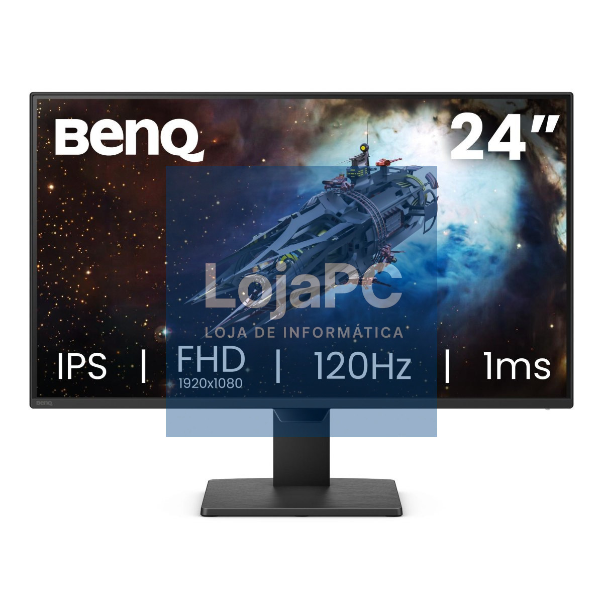 Benq GW2490P - Monitor 24'', IPS, 1920 x 1080, 120 Hz, 5 ms / 1 (MPRT), DP / HDMI, 99% sRGB, Native contrast 1500:1