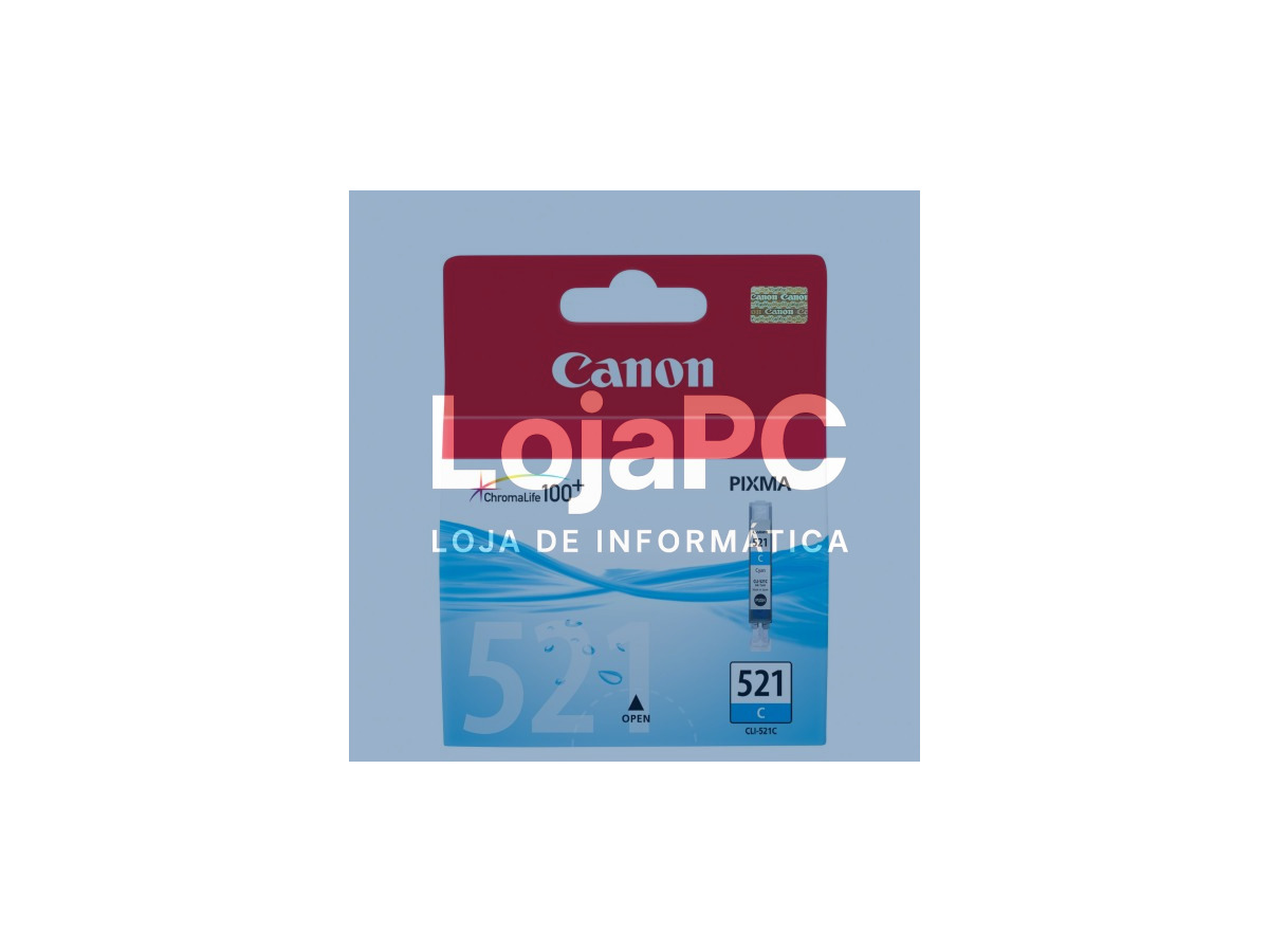 CANON 1LB CLI-521C ink cartridge cyan standard capacity 9ml 505 pages 1-pack
