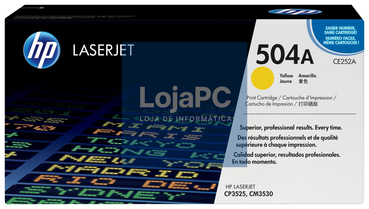 HP 504A original Colour LaserJet Toner cartridge CE252A yellow standard capacity 7.000 pages 1-pack ColorSphere