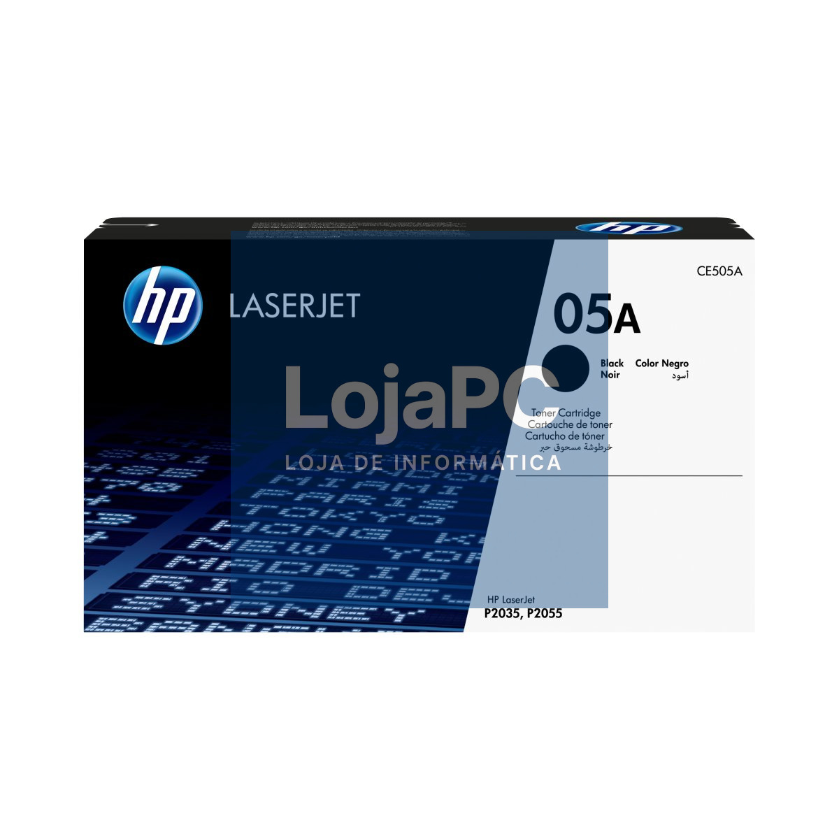 HP 05A original LaserJet Toner cartridge CE505A black standard capacity 2.300 pages 1-pack Smart Printing TechnologY