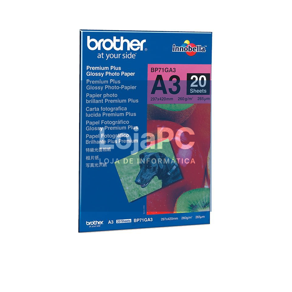 Brother Papel "Glossy" A3 p/ 6490CW
