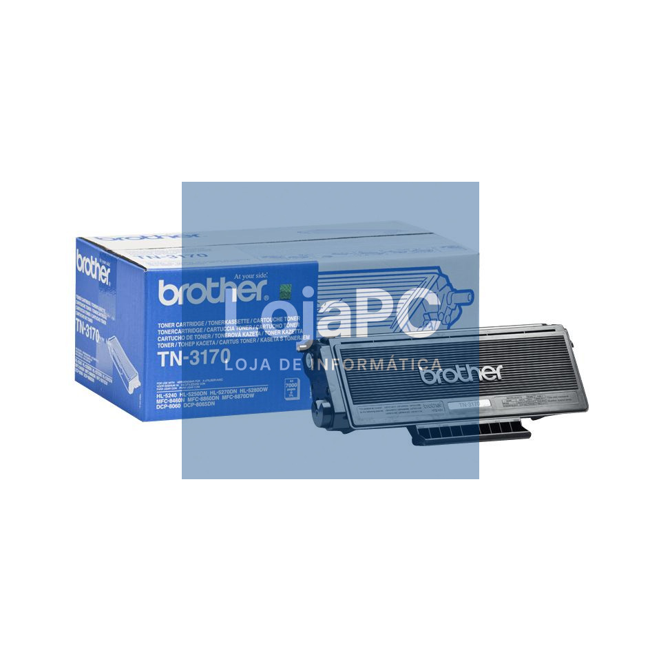 Brother Toner. duração 7.000 Pág. @ 5%. p/ Imp. Laser 5240/ 5250DN/ 5280DW e Mult. Laser DCP8060/ 8065DN/ 8460/ 8860/ 70DW
