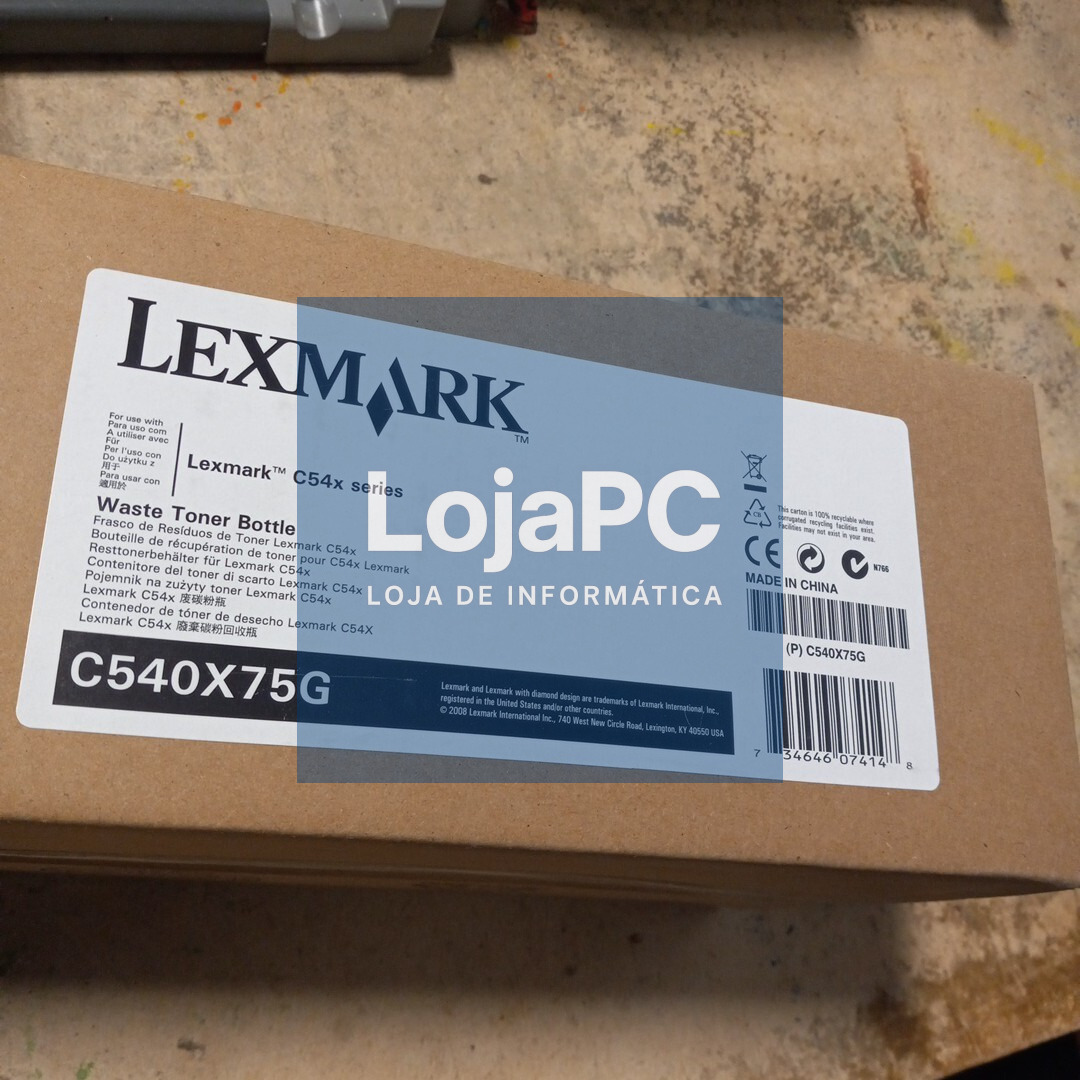 LEXMARK C540X75G 18K Waste Container C54x X54x