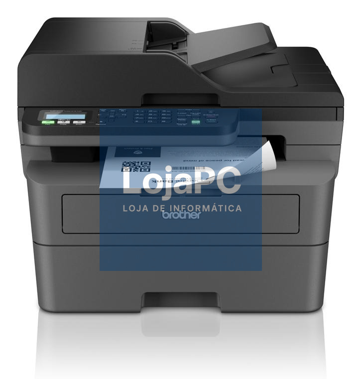 Brother MFC-L2800DW - Impressora multifunções laser monocromática WiFi com fax, visor tátil, impressão automática em frente e verso e ADF de 50 folhas. Impressora, Copiadora, Scanner, Fax. Bandeja