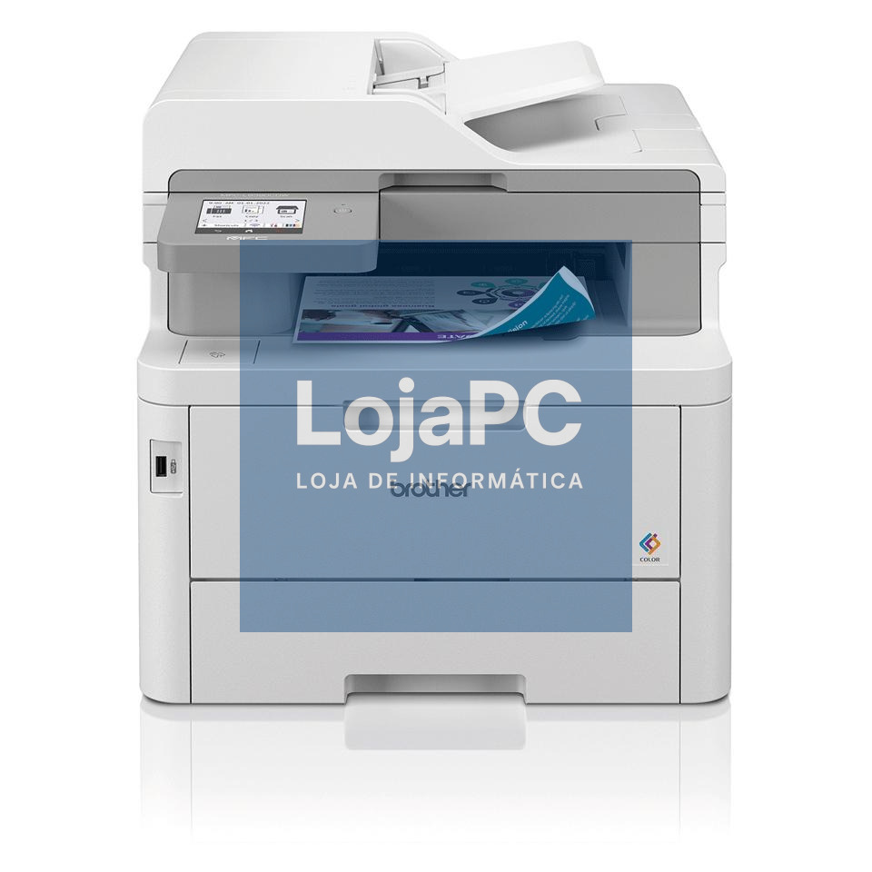 Brother MFC-L8390CDW - Impressora multifunções profissional LED a cores compacta, com rede cablada/WiFi e frente e verso automático em todas as funções. Impressora, Copiadora, Scanner, Fax. Bandeja