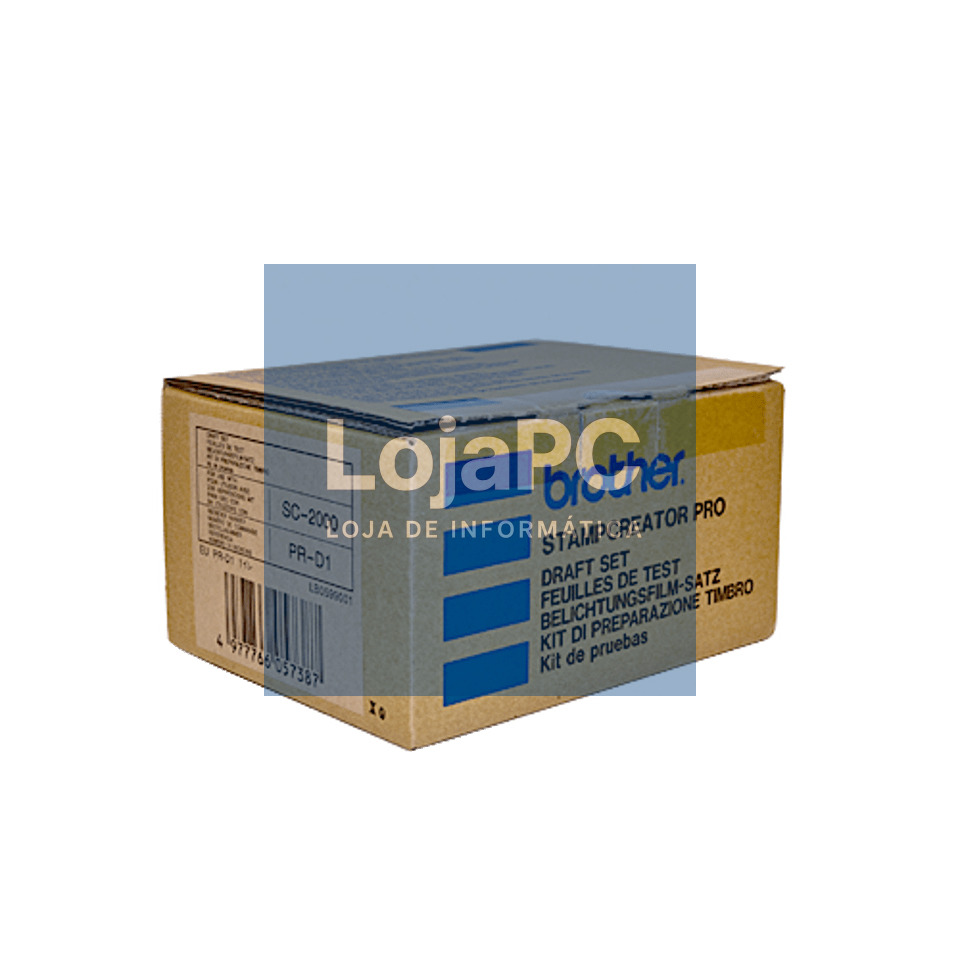 Brother 150 fotolitos + fita térmica + 9 folhas de limpeza