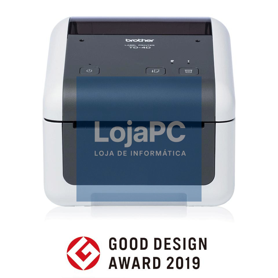 Brother TD-4410D - Impressora de etiquetas e talões de escritório de tecnologia térmica direta para uso comercial com uma resolução de 203ppp.- Tecnologia térmica direta - Largura de impressão até