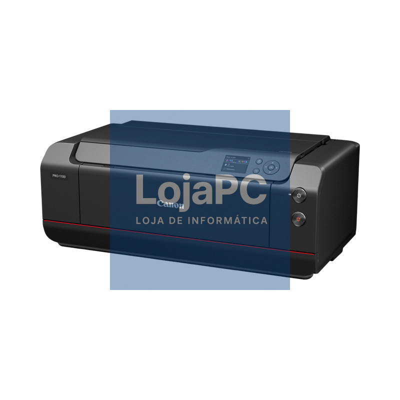 Canon ImagePROGRAF PRO-1100 de 17"/A2, alimentação de folha cortada, 12 cores da geração 'Lucia PRO', 2400x1200 dpi, ligações de rede, USB e Wifi