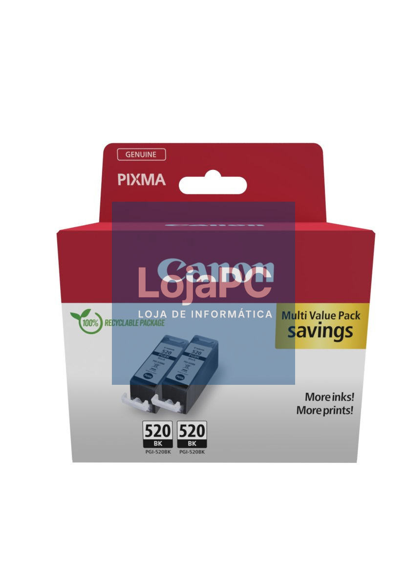 Canon PGI-520BK Twin Pack