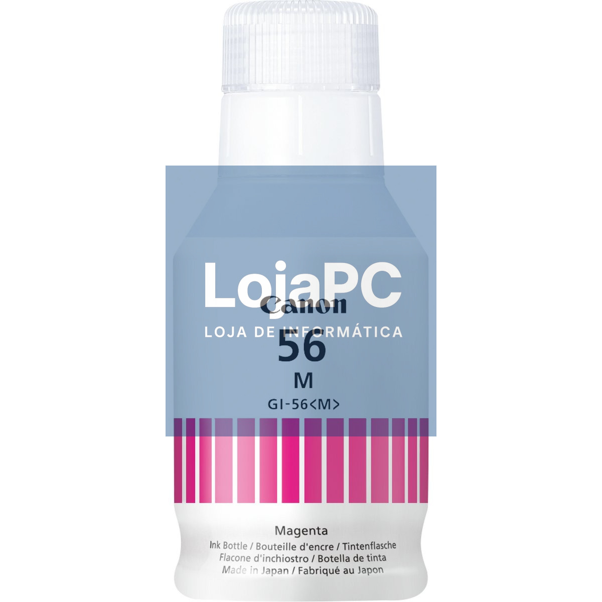 Canon GI-56M - Magenta Ink Bottle - Compativel com Maxify GX3050, GX4050, GX5050, GX5550, GX6050, GX6550 e GX7050