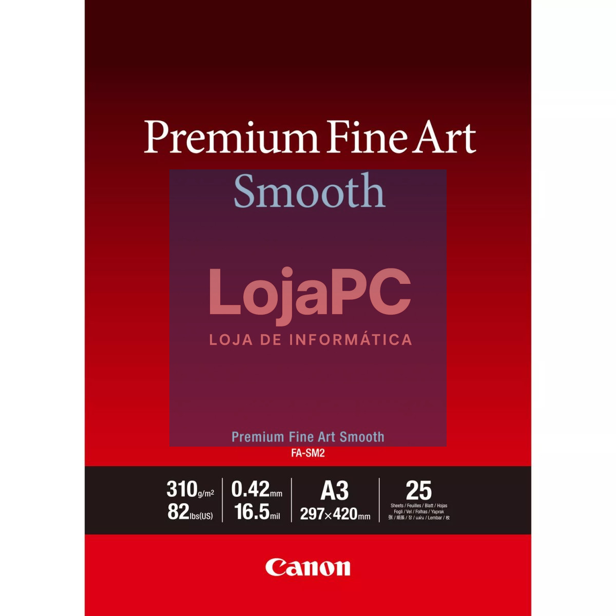 Canon FA-SM2 A3 25 - Premium FineArt Smooth A3 25 sheets