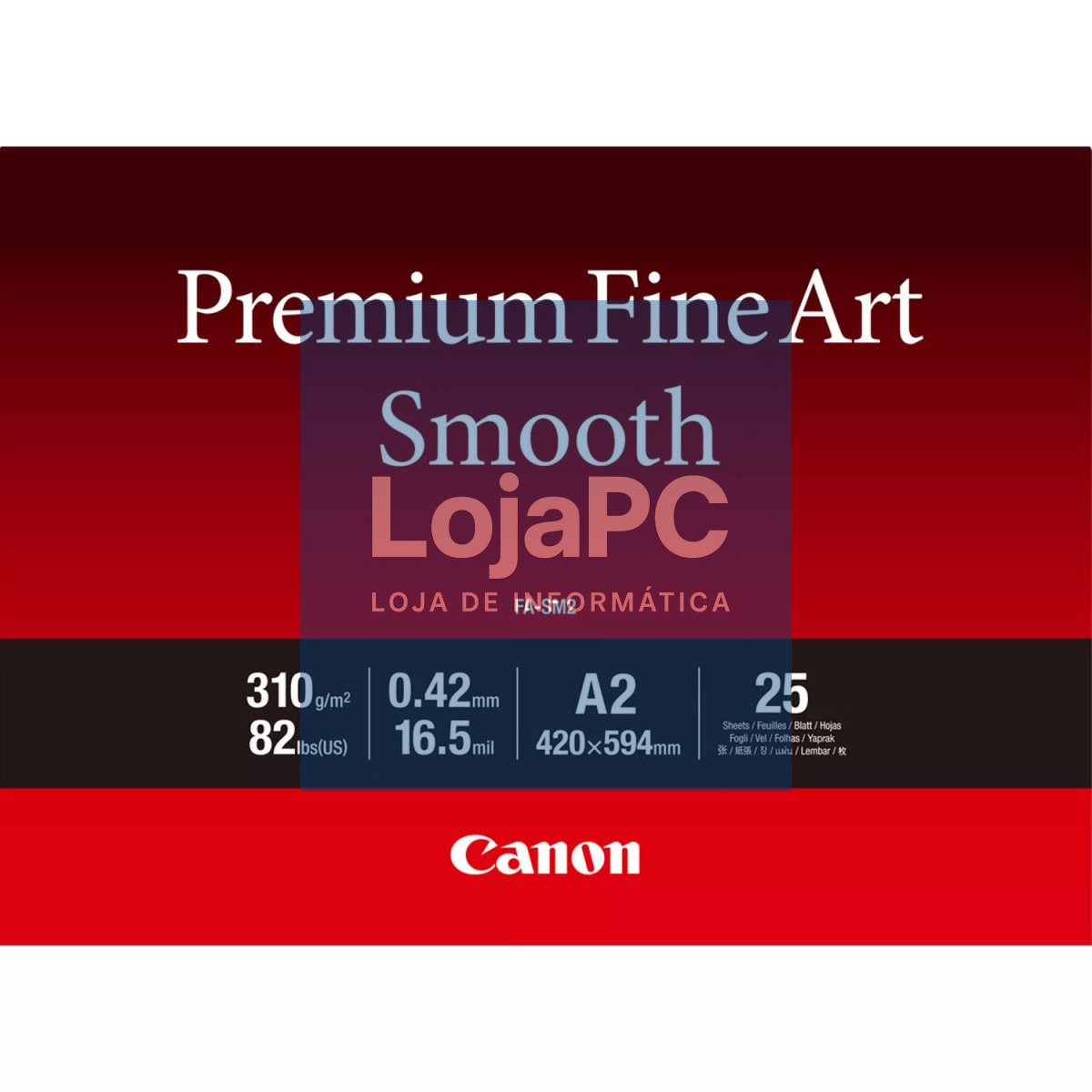 Canon FA-SM2 A2 25 - Premium FineArt Smooth A2 25 sheets
